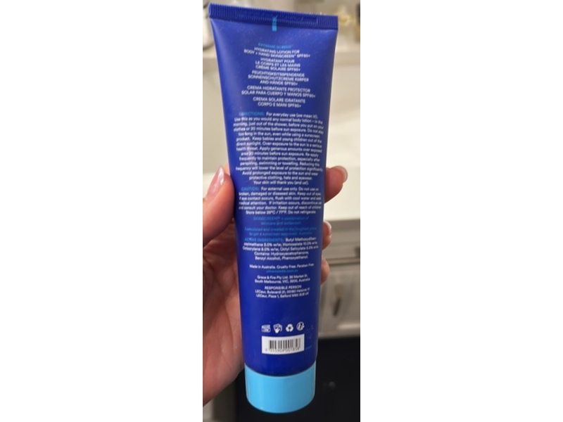 Ultra Violette Extreme Screen Hydrating Body + Hand Sunscreen, SPF 50+, 5.07 fl oz/150 mL