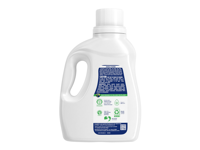 Arm & Hammer Sensitive Skin Liquid Laundry Detergent, Free & Clear, 50 loads, 67.5 fl oz/1.99 L