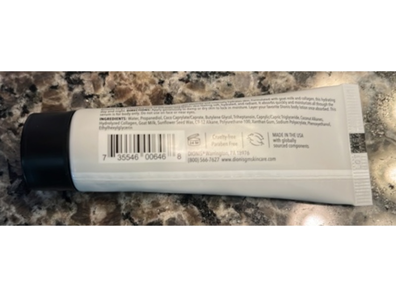 Dionis Goat Milk Body Serum, Collagen, 1 fl oz/29 mL