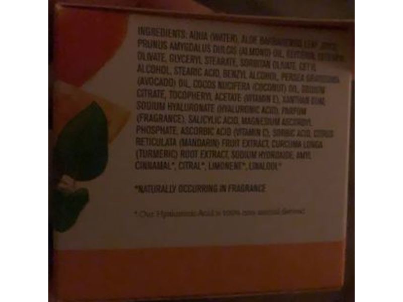 By Nature Brightening + Hydrating Night Cream, Vitamin C & Turmeric, 2 fl oz/60 g