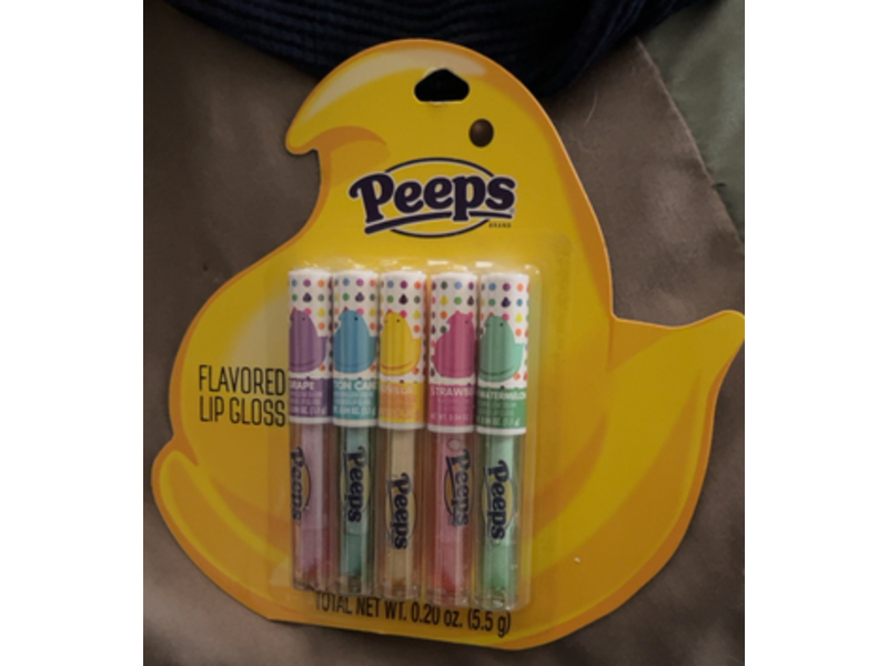 Peeps Flavored Lip Gloss Set, 5 Count