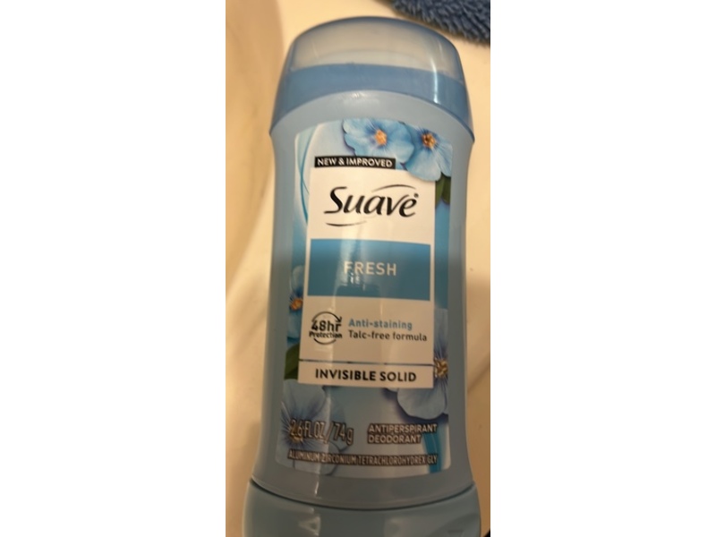 Suave Antiperspirant Deodorant, Fresh, 2.6 oz/74 g