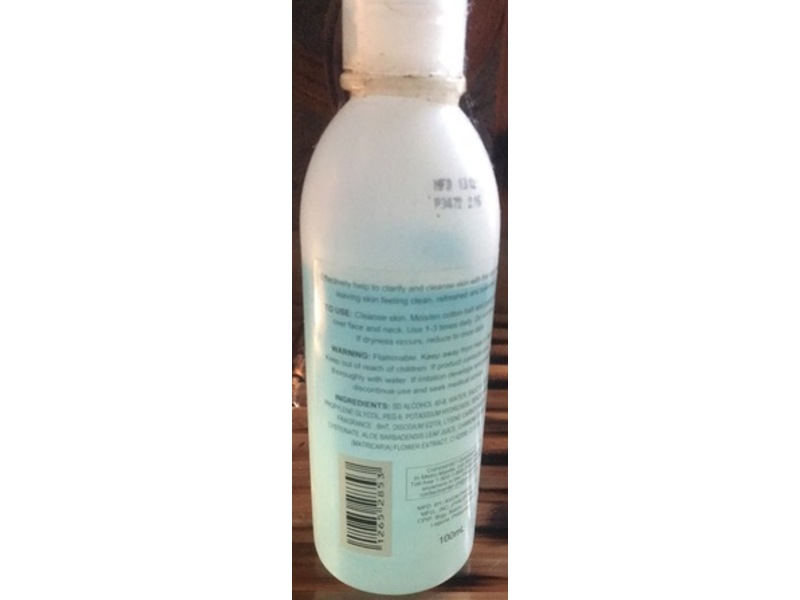 Clear Skin By Avon Blackhead Clearing Fresh Clarifying Toner, 100 mL