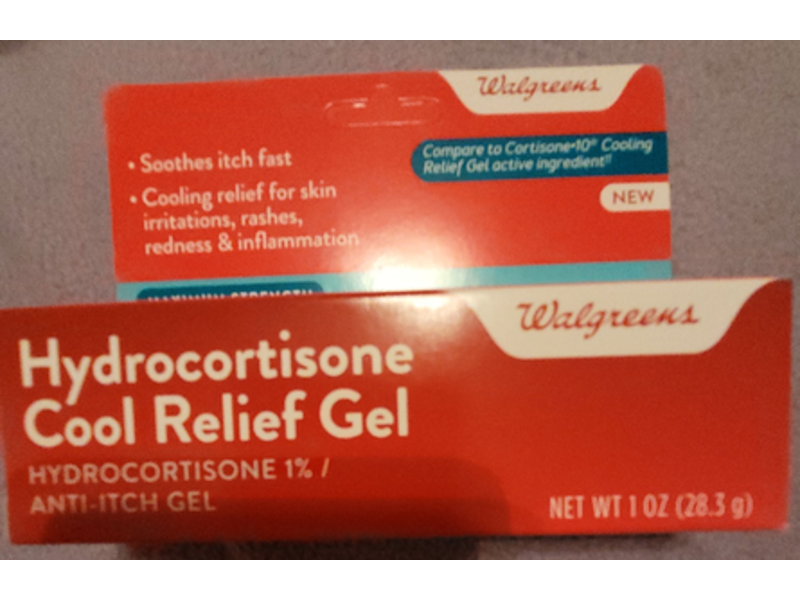 Walgreens Hydrocortisone Cool Relief Gel, 1 oz/28.3 g
