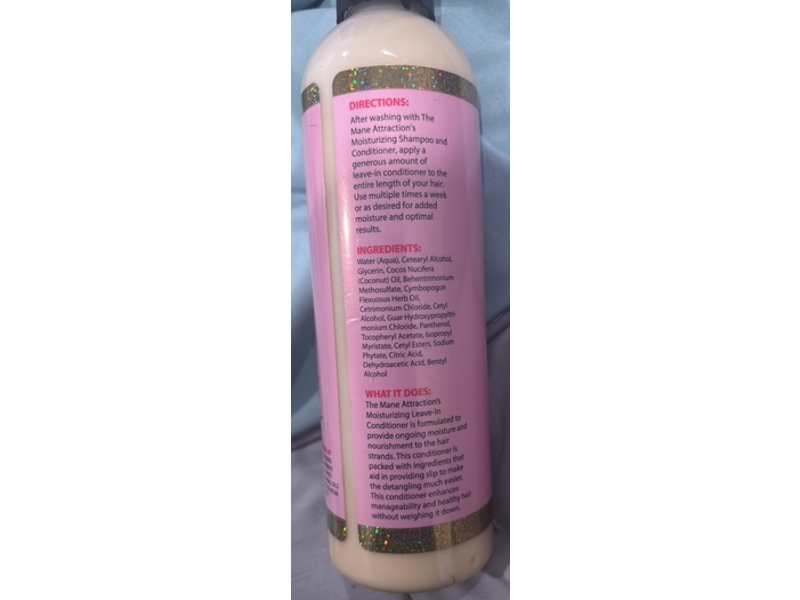 The Mane Attraction Moisturizing Leave-In Conditioner, 8 oz/240 mL