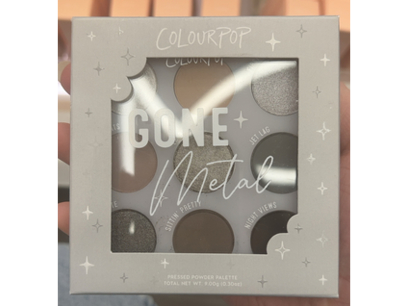 Colour Pop Eyeshadow Palette, Gone Metal, 0.30 oz/9.00 g
