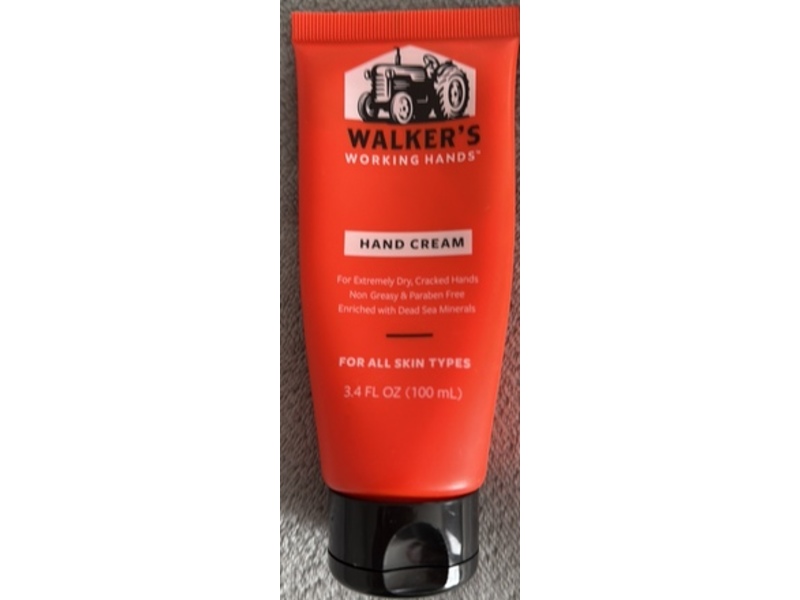 Walker's Working Hands Hand Cream, 3.4 fl oz/100 mL