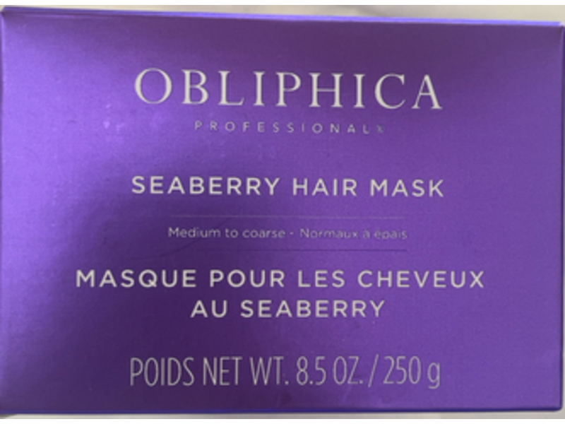 Obliphica Professional Seaberry Hair Masks, 8.5 oz/250 g