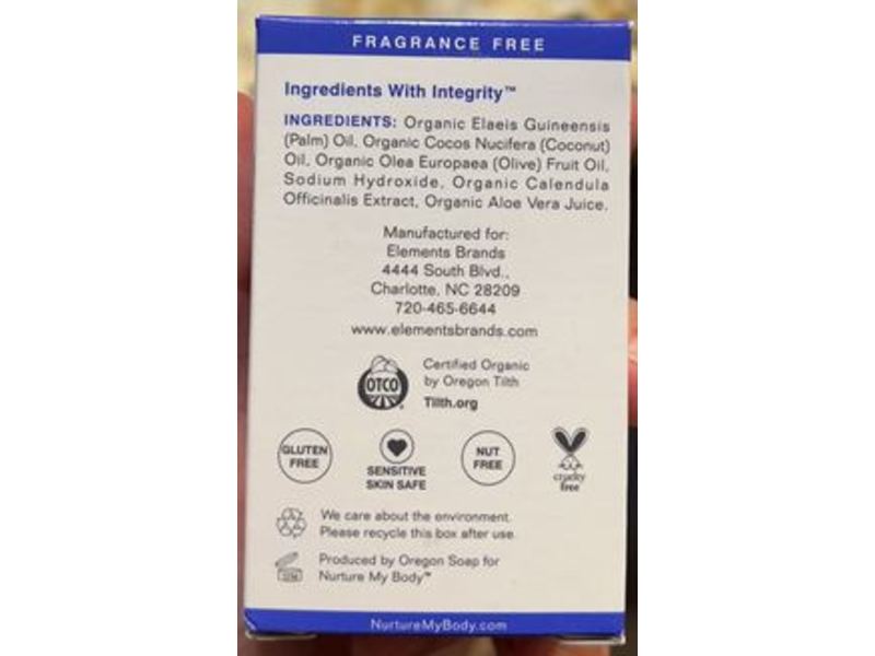 Nature My Body Baby Bar Soap, 3.5 oz/100 g