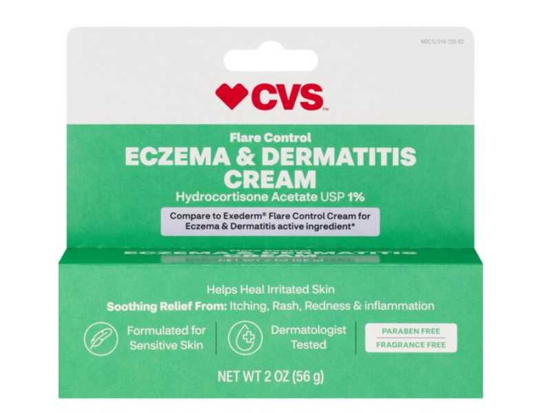 CVS Eczema & Dermatitis Cream, 2 oz/56 g
