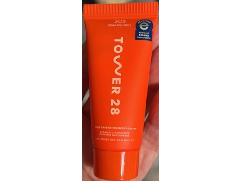 SOS Tower 28 Daily Barrier Recovery Cream, 0.68 fl oz/20 mL