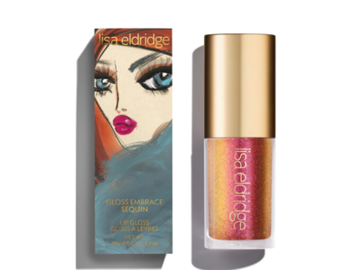Lisa Eldridge Gloss Embrace Sequin Lip Gloss, Chameleon Chaos, 0.15 fl oz/4.5 mL