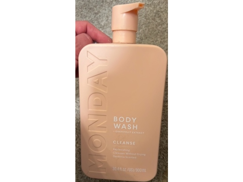Monday Body Wash Cleanse, Grapefruit Extract, Gardenia, 30.4 fl oz/900 mL