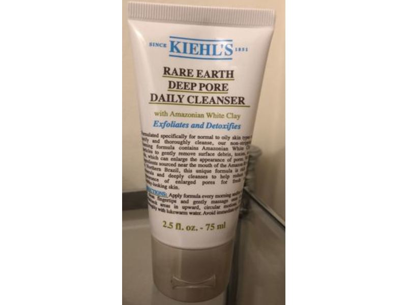 Kiehl's Rare Earth Deep Pore Daily Cleanser, 2.5 fl oz/75 mL