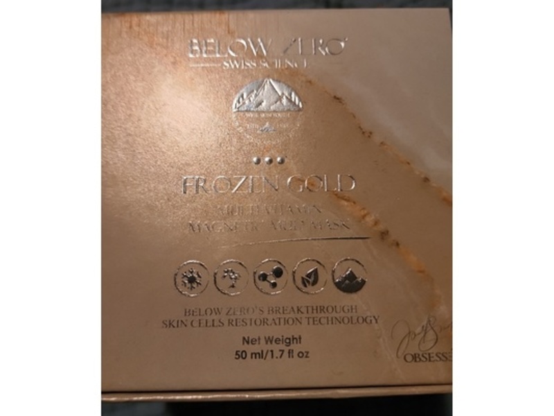 Below Zero Frozen Gold Multi-Vitamin Magnetic Mud Mask, 50 mL/1.7 fl oz