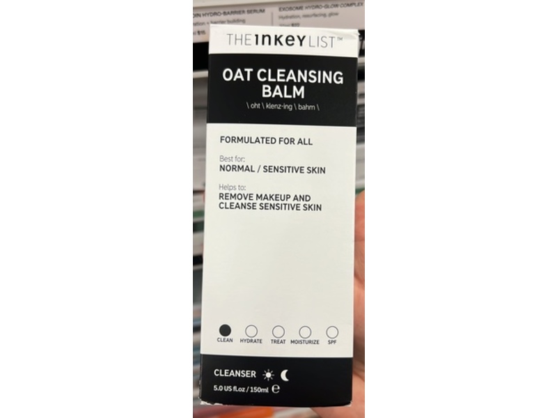 The Inkey List Oat Cleansing Balm, 5 oz/150 mL