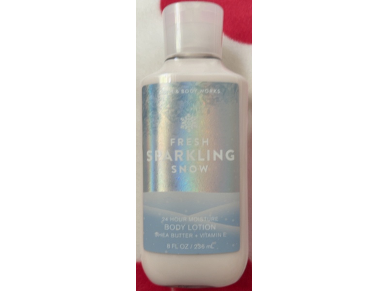 Bath & Body Works Body Lotion, Fresh Sparkling Snow, 8 fl oz/236 mL, Pack Of 2