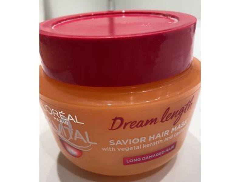 L'Oreal Elvital Dream Length Savior Hair Mask, Vegetal Keratin, 300 mL