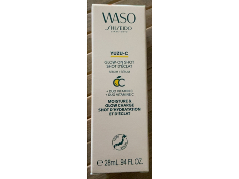 Shiseido Waso Yuza-C Glow-On Shot Serum , + Duo Vitamin C, 0.94 mL