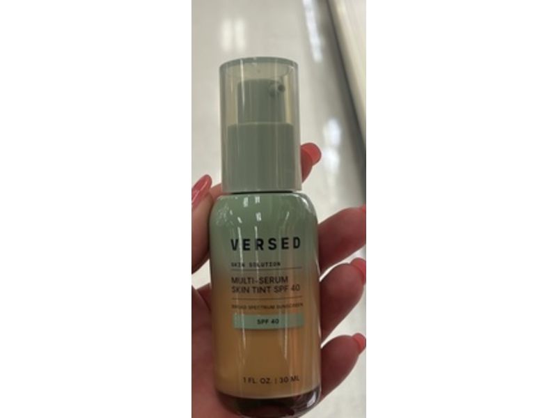 Versed Skin Solution Multi-Serum Skin Tint, 8P Medium Peach, SPF 40, 1 fl oz/30 mL