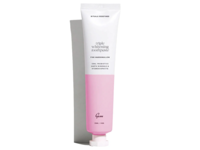 Gem Triple Whitening Toothpaste, Pink Marshmallow, 110 g/75 mL