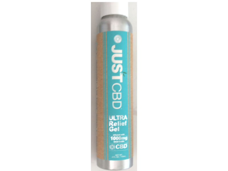 Just CBD Ultra Relief Gel, 4 fl oz/120 mL