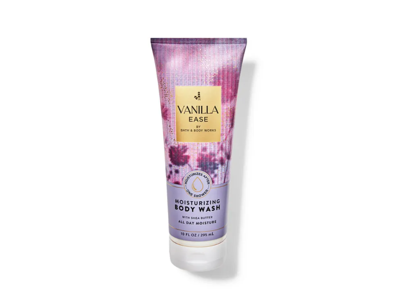 Bath & Body Works Vanilla Ease Moisturizing Body Wash, 10 fl oz/295 mL