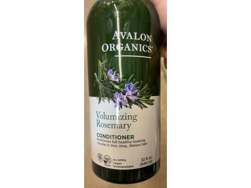 Avalon Organics Volumizing Conditioner, Rosemary, 32 fl oz/946 mL