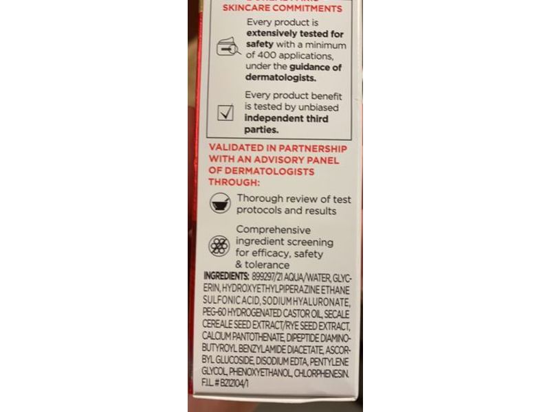 L'Oreal Paris Revitalift 1.5% Hyaluronic Acid Serum, Fragrance Free, 0.5 fl oz