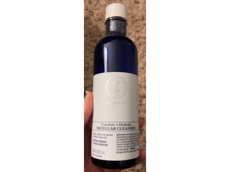 Neal's Yard Remedies Sensitive Comfort + Hydrate Micellar Cleanser, 6.76 fl oz/200 mL