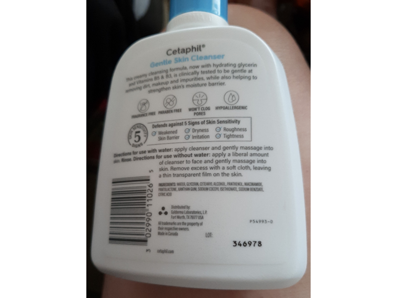 Cetaphil Gentle Skin Cleanser, 8 fl oz/237 mL