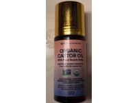 Queen Of The Thrones Organic Castor Oil, Rose Quartz Roller, 1.7 fl oz/50 mL - thumbnail 2