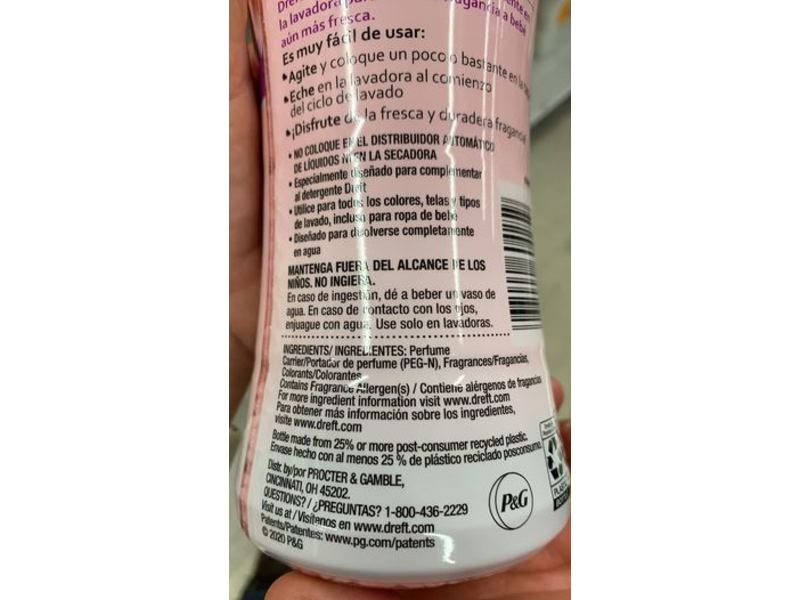 Dreft Blissfuls In-Wash Scent Booster, Baby Fresh Scent, 14.8 oz/422 g