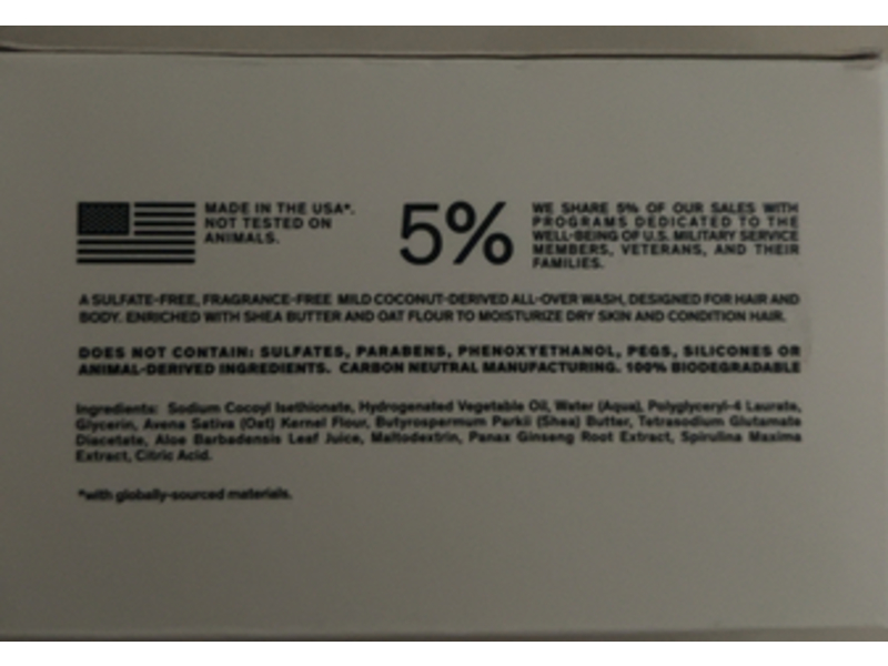 Bravo Sierra Hair & Body Solid Cleanser,7 oz