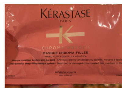 Kerastase Paris Chroma Face Mask, Amino Acid + Centella Asiatica, 0.51 fl oz/15 mL
