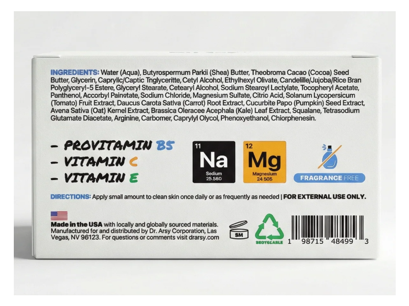 Dr. Arsy #003 Moisturizer, 3.2 oz/94 g