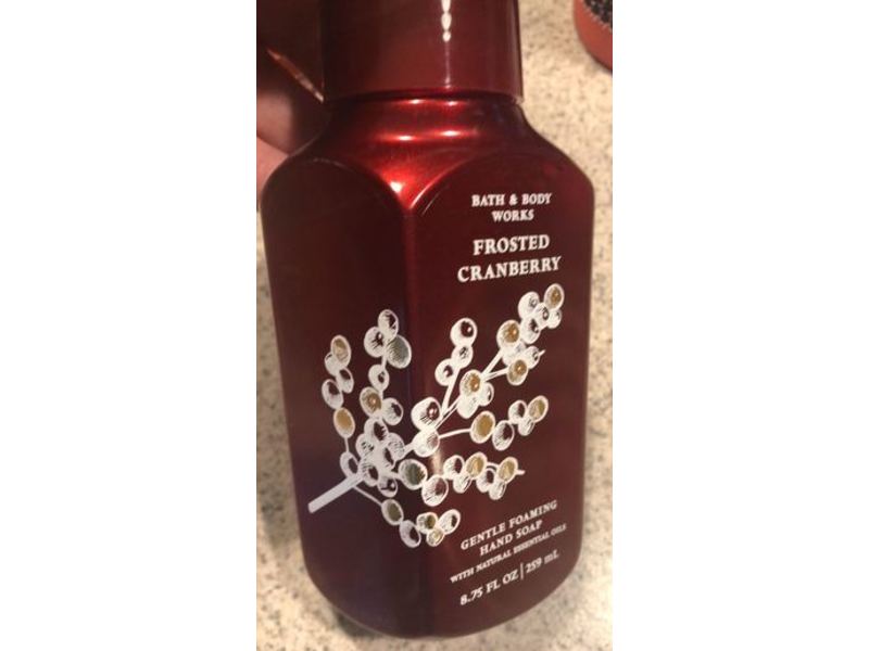 Bath & Body Works Gentle Foaming Hand Soap, Frosted Cranberry, 8.75 fl oz/259 mL
