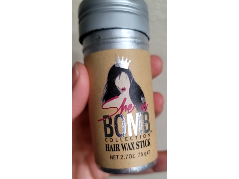 She Is Bomb Collection Hair Wax Stick, 2.7 oz/75 g