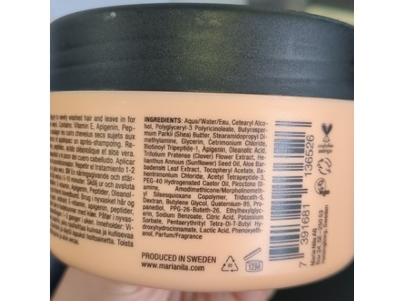 Maria Nila Head & Hair Heal Hair Mask, 8.5 fl oz/250 mL