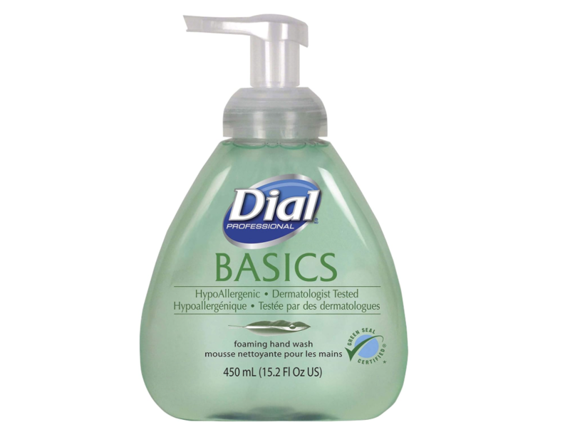 Dial Basics Foam Hand Soap, 15.2 fl oz/450 mL, Pack of 4