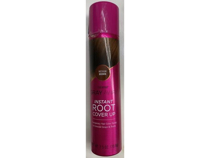 Everpro Instant Root Cover Up, Gray Away, Medium Brown, 2.5 oz/70.8 g