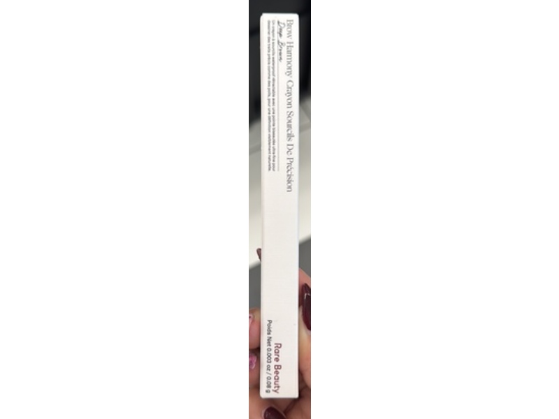 Rare Beauty Brow Harmony Crayon, Deep Brown, 0.003 oz/0.08 g