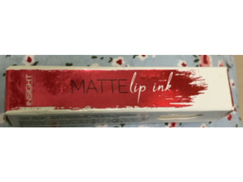 Insight Cosmetics Matte Lip Ink, Red Ocean, 4 mL