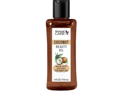 Personal Care Coconut Beauty Oil, 4 fl oz/118 mL