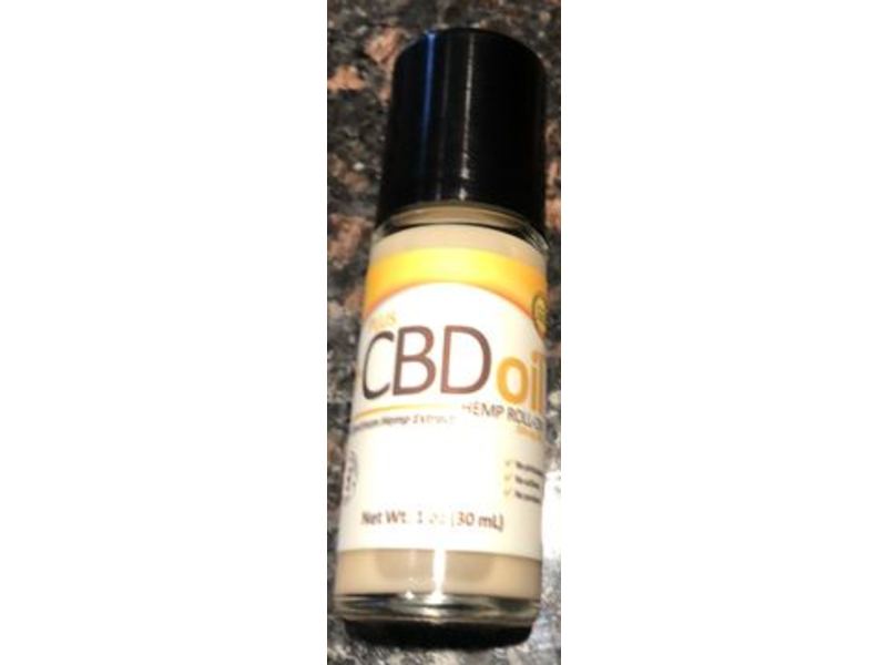CV Sciences Plus CBD Oil Hemp Roll-On, 1 oz/30 mL