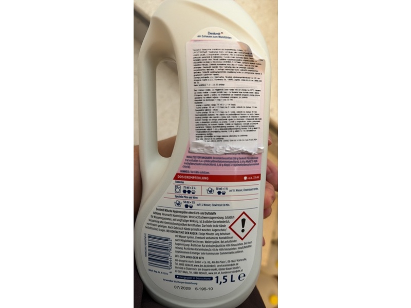 dm Denkmit Laundry Hygiene Disinfectant, 1.5 L