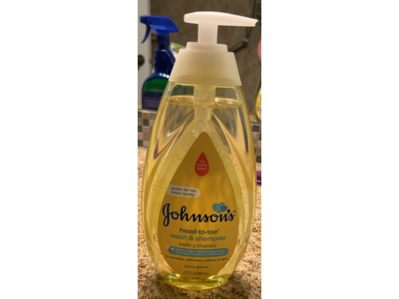 Johnson's Head To Toe Wash & Shampoo, 27.1 fl oz/800 mL
