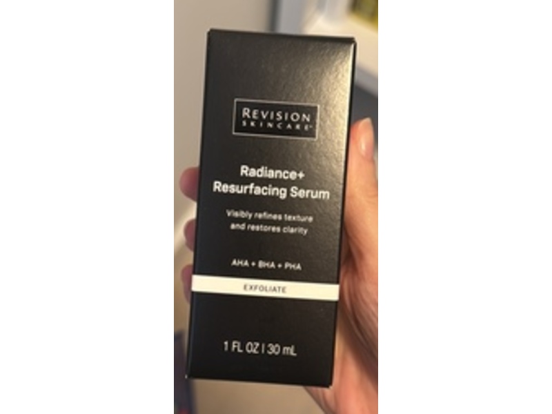 Revison Skincare Radiance+ Resurfacing Serum, AHA + BHA + PHA, 1 fl oz/30 mL