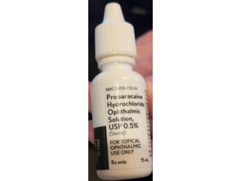 Proparacaine Hydrochloride Ophthalmic Solution 0.5%, 15 mL, Bausch & Lomb (Rx)