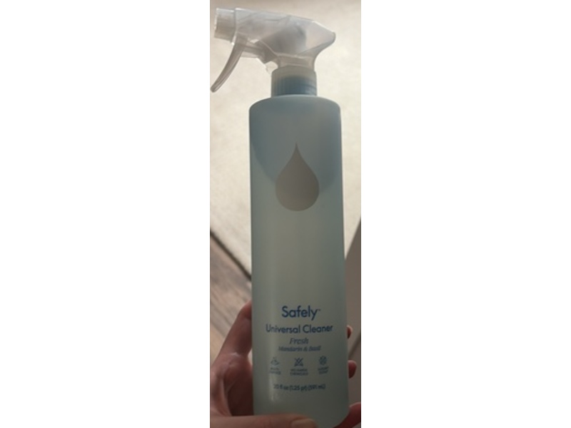 Safely Universal Cleaner, Fresh Mandarin & Basil, 20 fl oz/591 mL